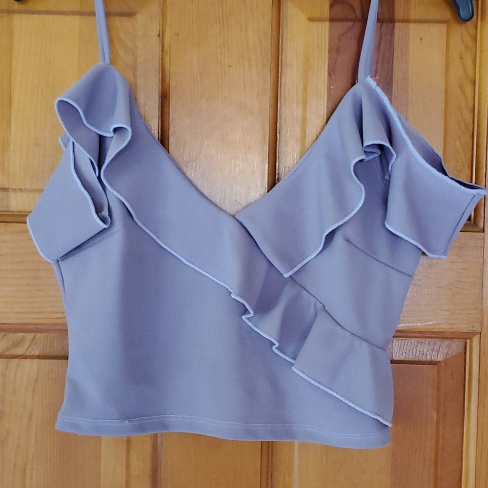 Ruffle Crop Top
